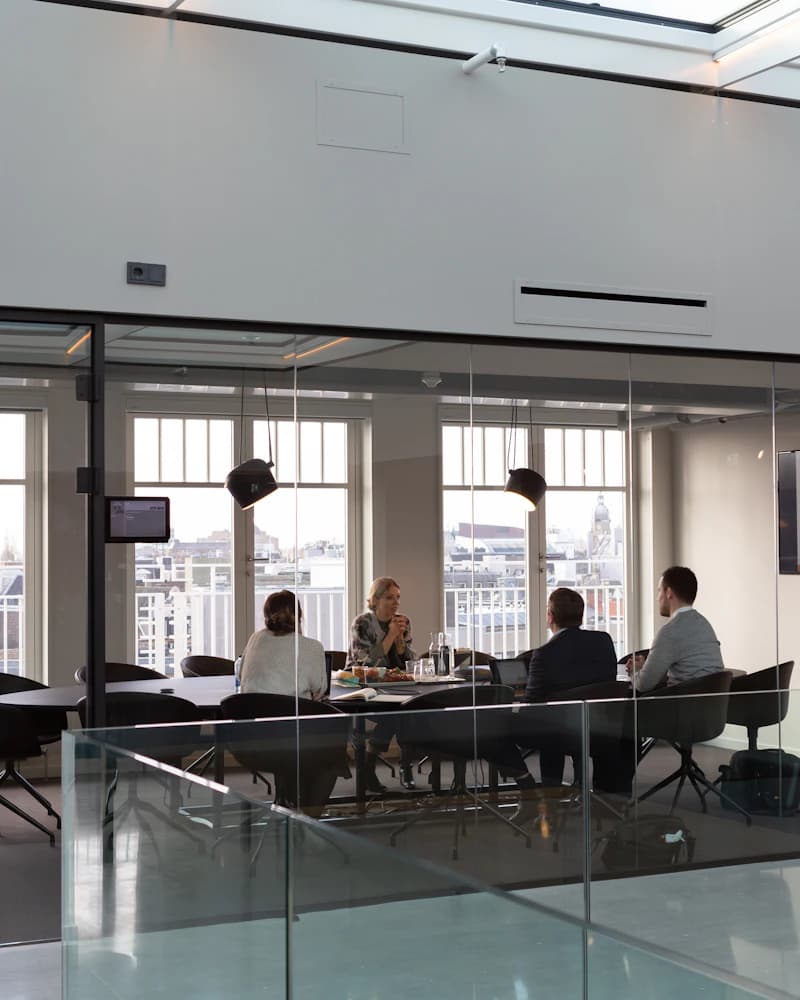 Business team meeting in a modern office
